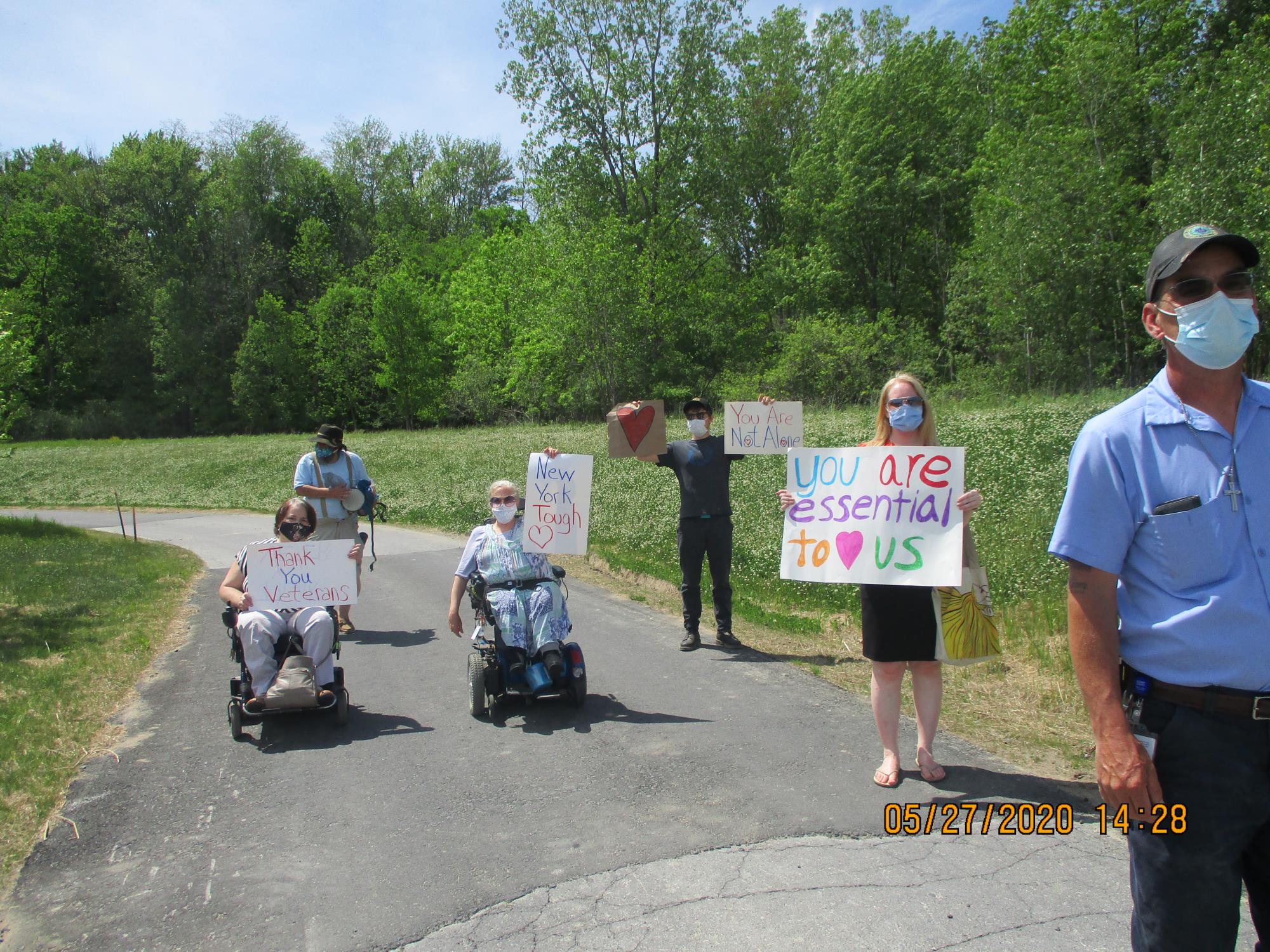 Local residents say thank you to Shaker Place Rehabilitation and Nursing Center