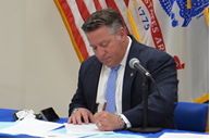 County Executive Daniel P. McCoy Signs the 2020 Juneteenth Executive Order