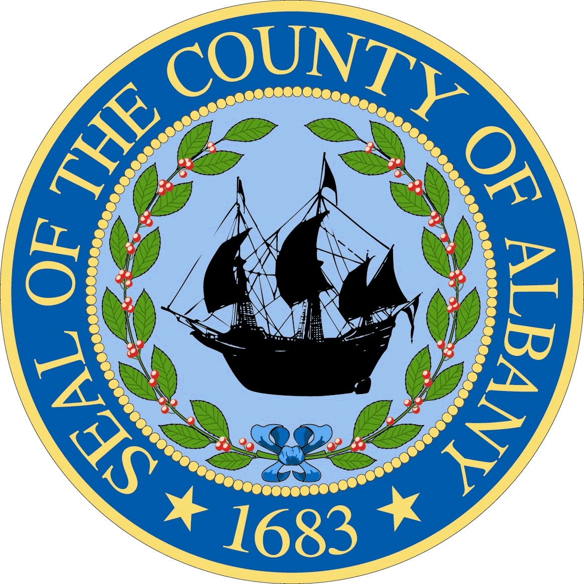 Seal of the County of Albany *1683*