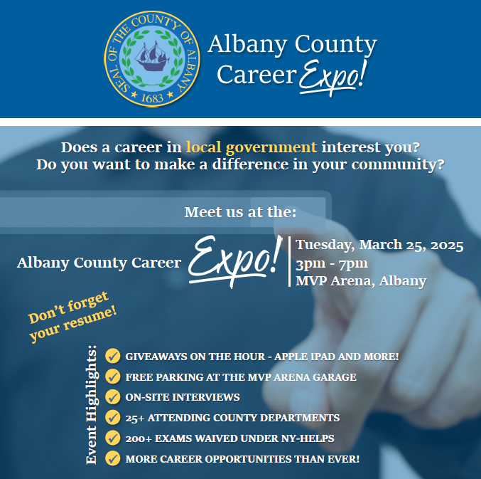 Albany County Career Expo! Click for flyer