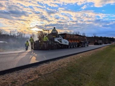 Road surfacing photo